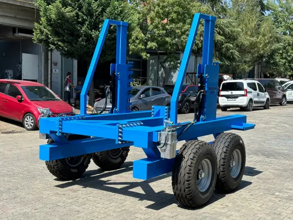 8 Ton Full Hidrolik Motorlu Kablo Makarası Taşıma Römorku