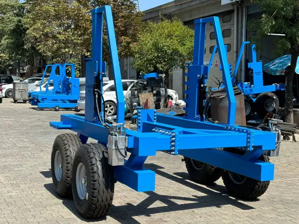 3 Ton Full Hidrolik Motorlu Kablo Makarası Taşıma Römorku